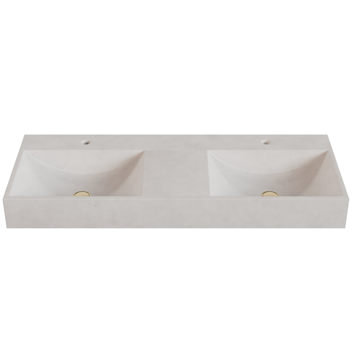 Chavo Barrel Vessel Faucet Ledge Sink - 48"