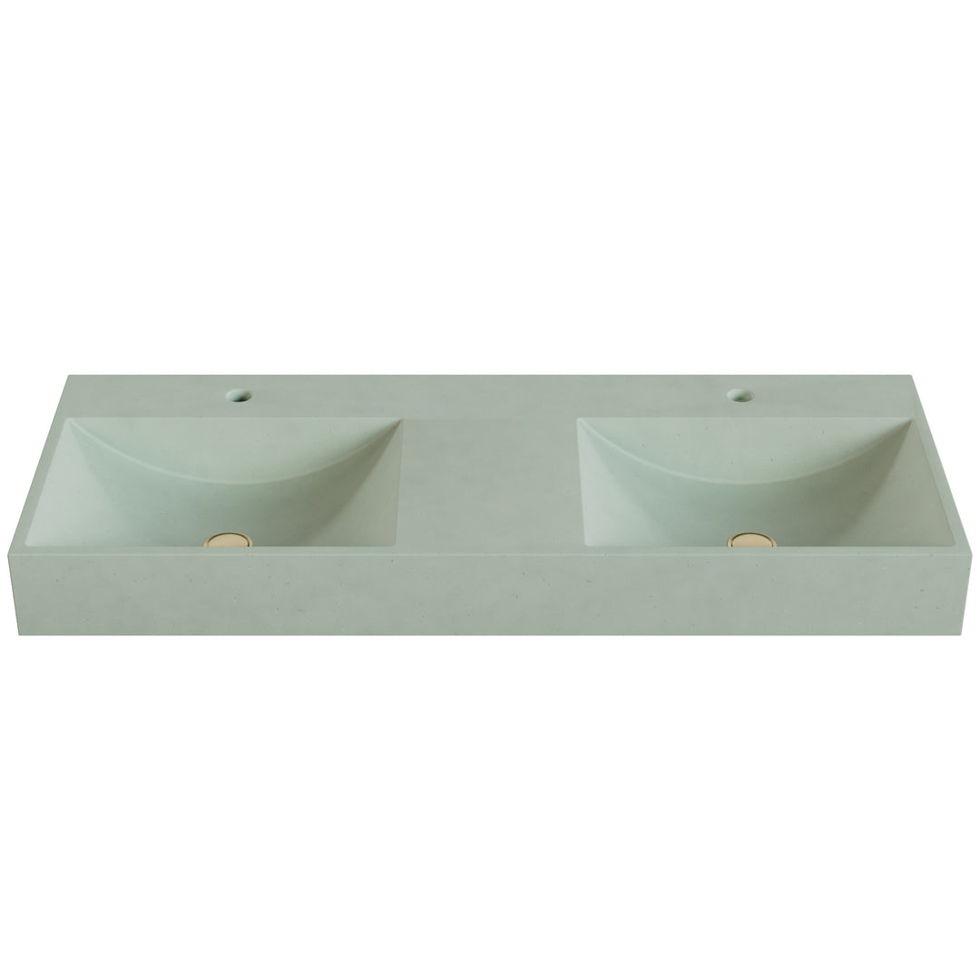 Chavo Barrel Vessel Faucet Ledge Sink - 48"