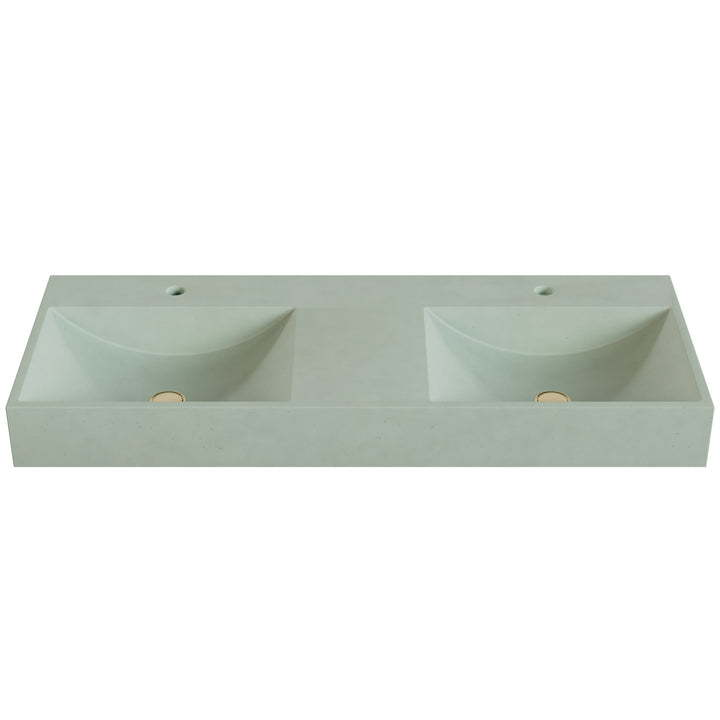 Chavo Barrel Vessel Faucet Ledge Sink - 48"