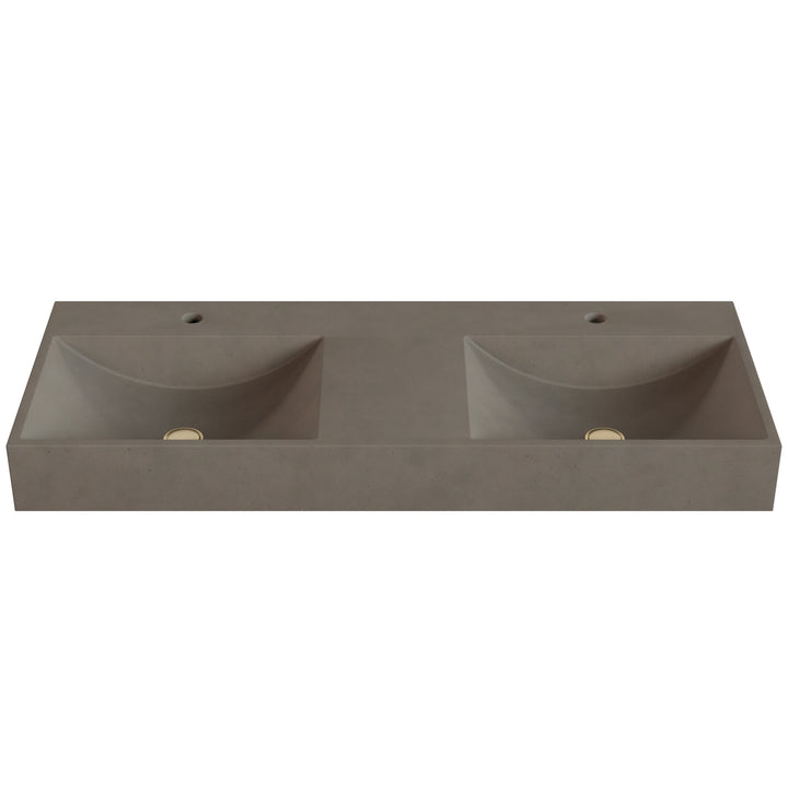 Chavo Barrel Vessel Faucet Ledge Sink - 48"