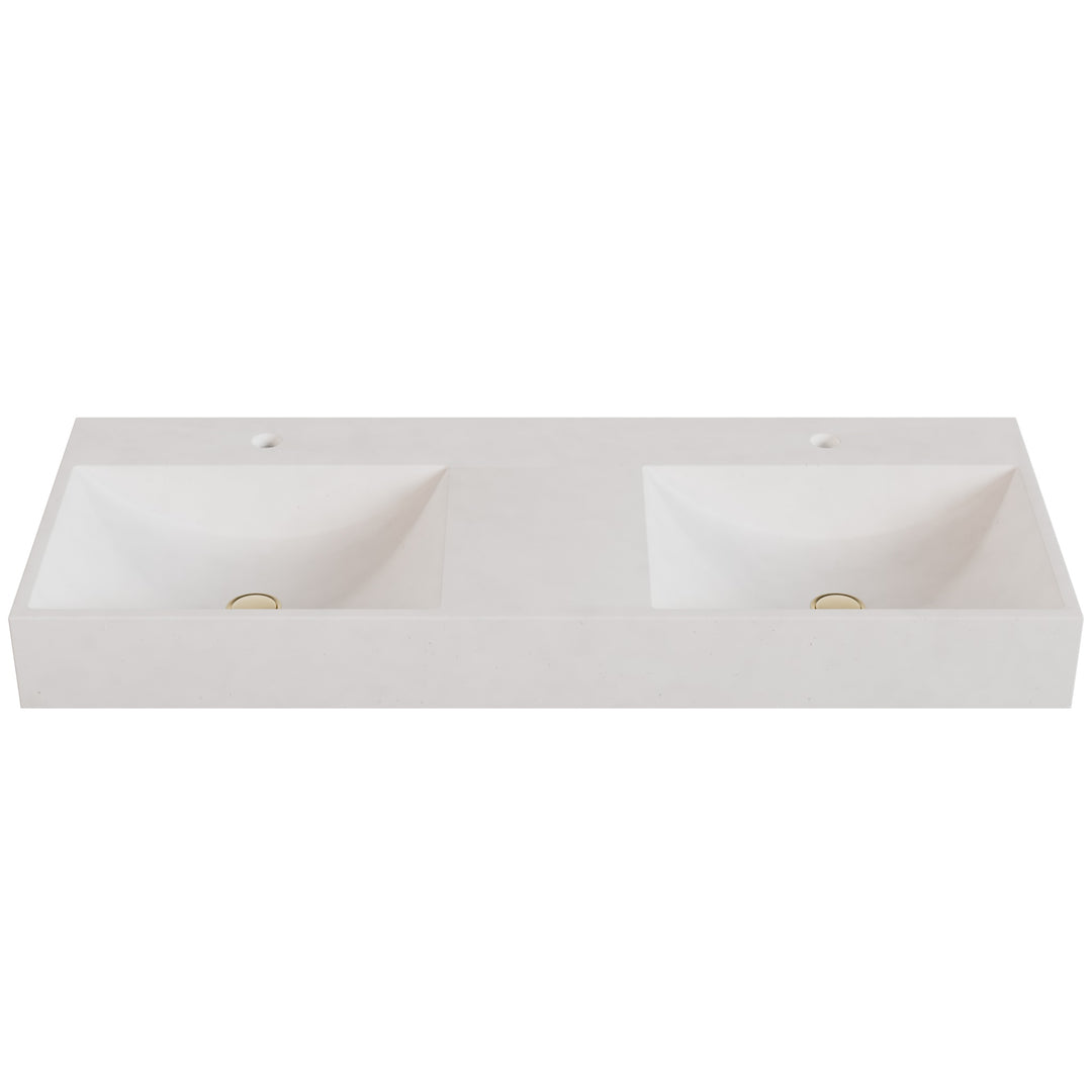Chavo Barrel Vessel Faucet Ledge Sink - 48"