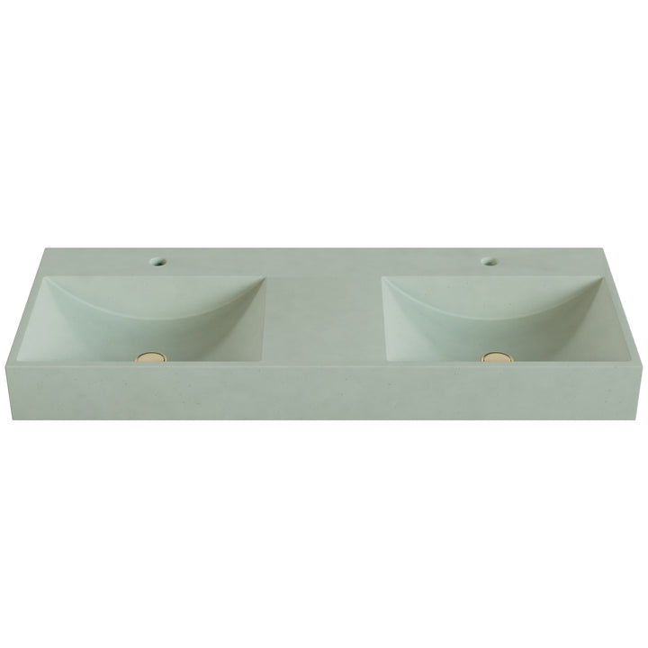 Chavo Barrel Vessel Faucet Ledge Sink - 48"