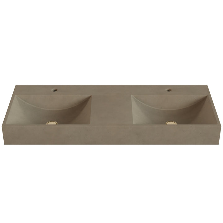 Chavo Barrel Vessel Faucet Ledge Sink - 48"