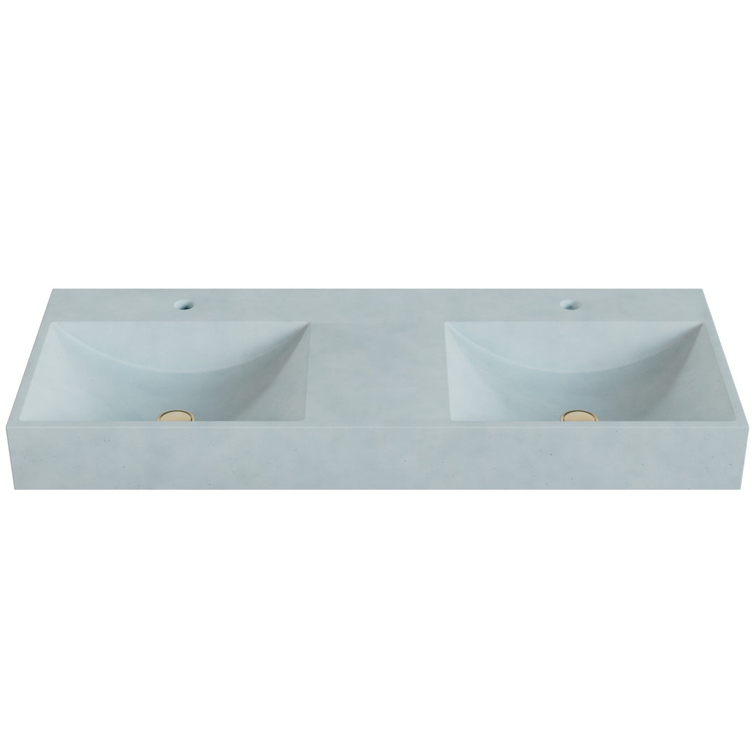 Chavo Barrel Vessel Faucet Ledge Sink - 48"