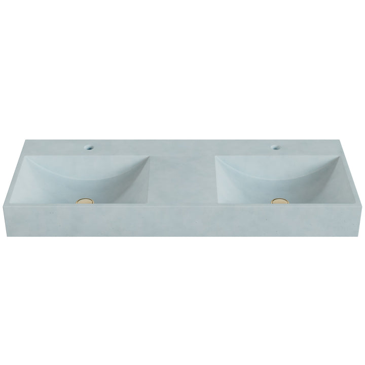 Chavo Barrel Vessel Faucet Ledge Sink - 48"