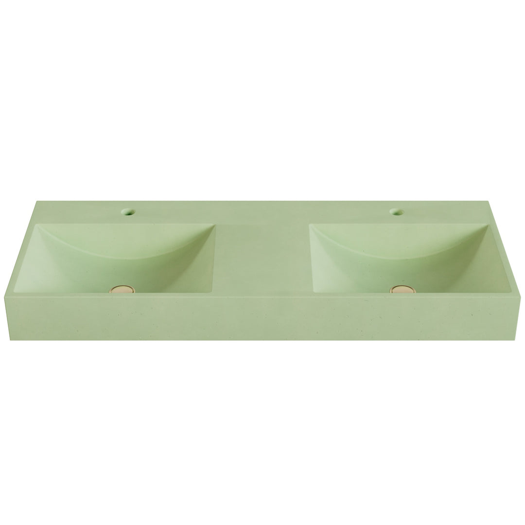 Chavo Barrel Vessel Faucet Ledge Sink - 48"