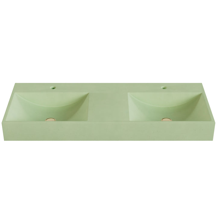 Chavo Barrel Vessel Faucet Ledge Sink - 48"