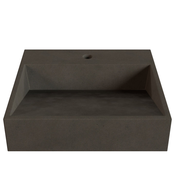 Hanzo Ramp Vessel Faucet Ledge Sink - 20"