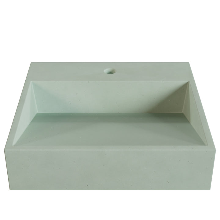 Hanzo Ramp Vessel Faucet Ledge Sink - 20"