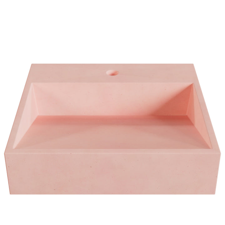 Hanzo Ramp Vessel Faucet Ledge Sink - 20"
