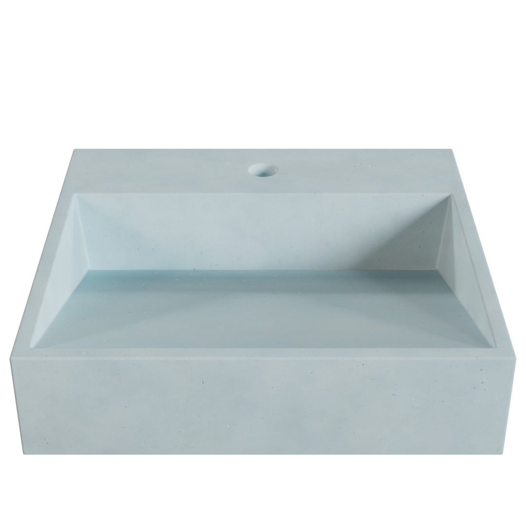 Hanzo Ramp Vessel Faucet Ledge Sink - 20"