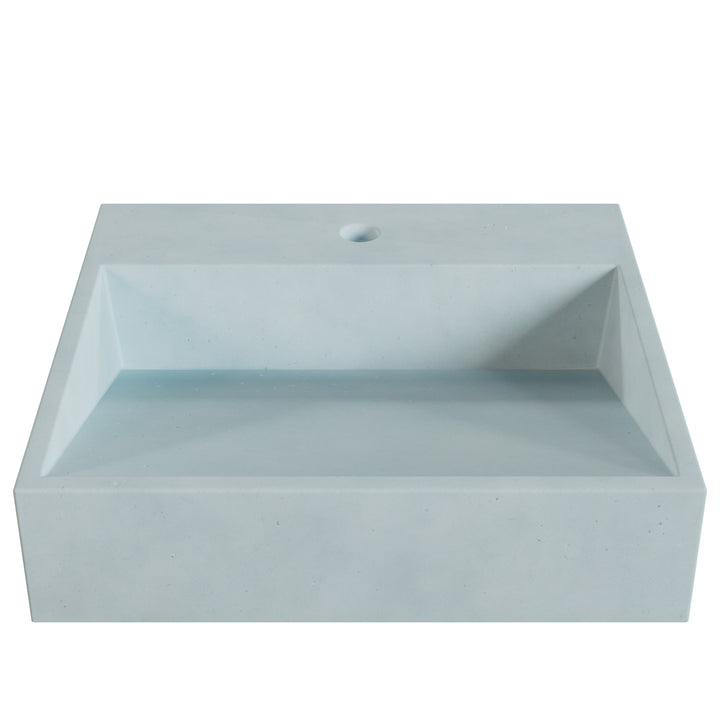 Hanzo Ramp Vessel Faucet Ledge Sink - 20"