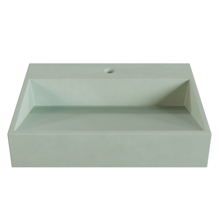 Hanzo Ramp Vessel Faucet Ledge Sink - 24"