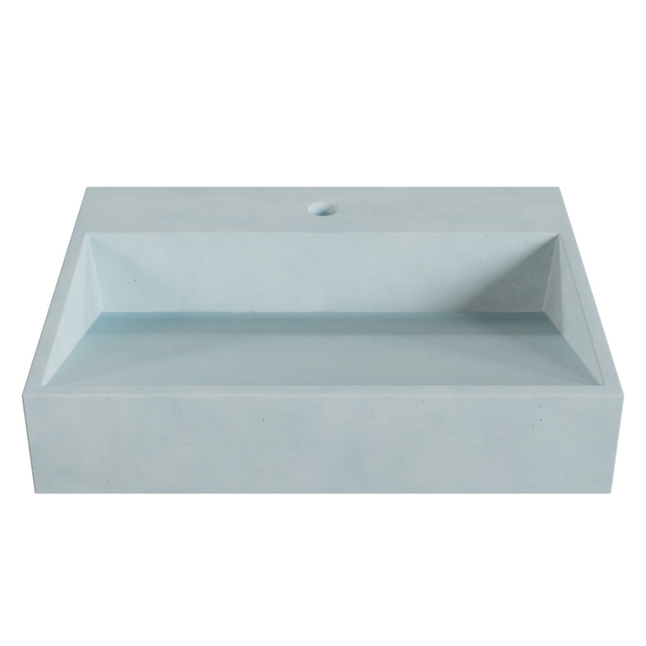 Hanzo Ramp Vessel Faucet Ledge Sink - 24"