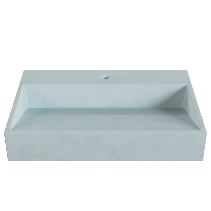 Hanzo Ramp Vessel Faucet Ledge Sink - 28"