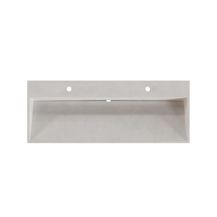 Hanzo Ramp Vessel Faucet Ledge Sink - 48"