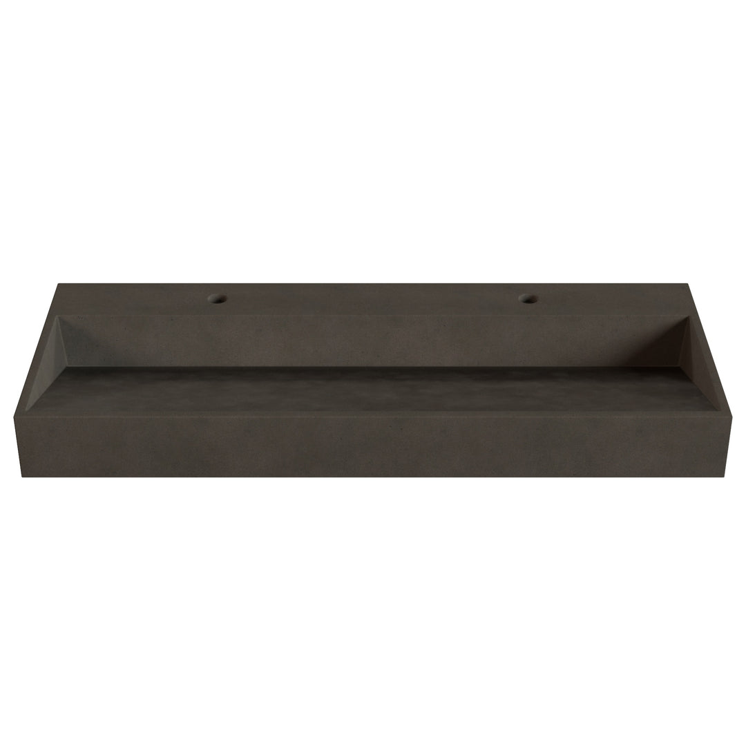 Hanzo Ramp Vessel Faucet Ledge Sink - 48"