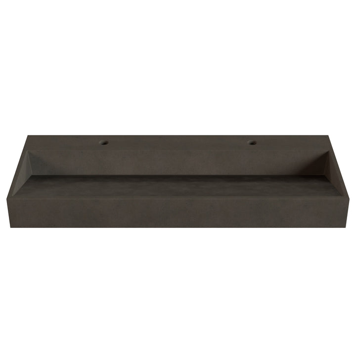 Hanzo Ramp Vessel Faucet Ledge Sink - 48"