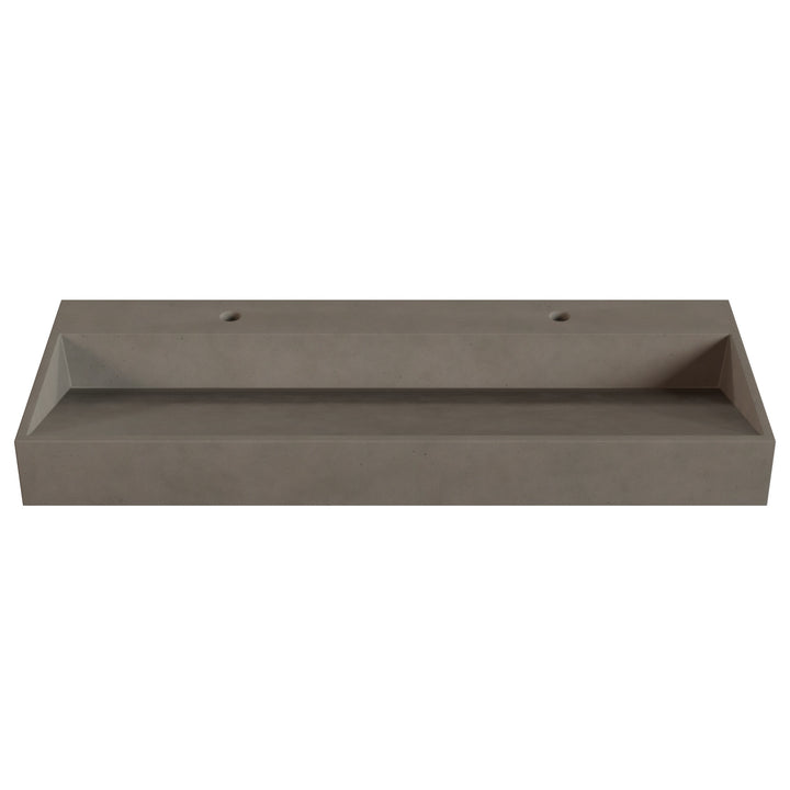 Hanzo Ramp Vessel Faucet Ledge Sink - 48"