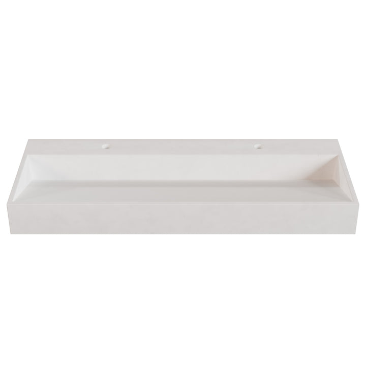 Hanzo Ramp Vessel Faucet Ledge Sink - 48"
