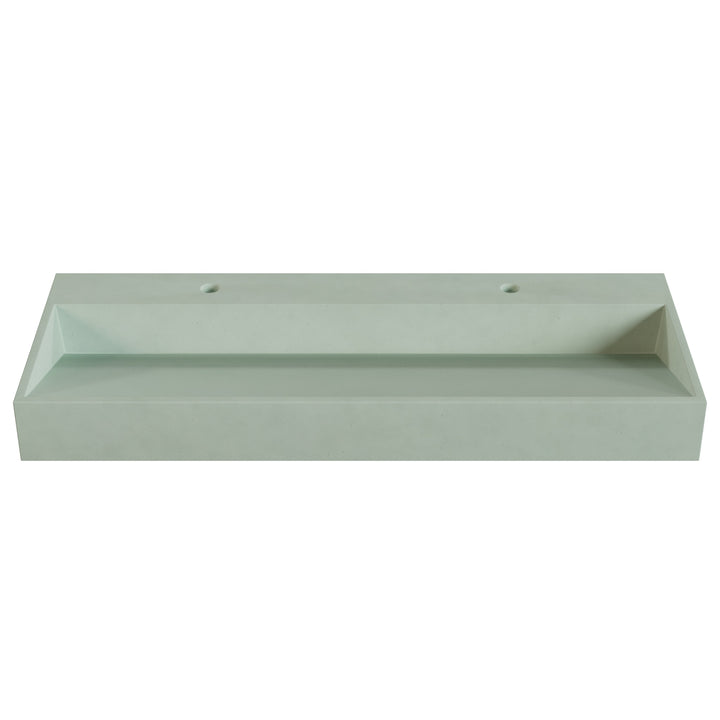 Hanzo Ramp Vessel Faucet Ledge Sink - 48"