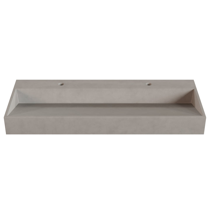 Hanzo Ramp Vessel Faucet Ledge Sink - 48"