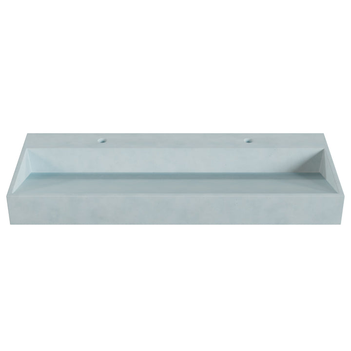 Hanzo Ramp Vessel Faucet Ledge Sink - 48"