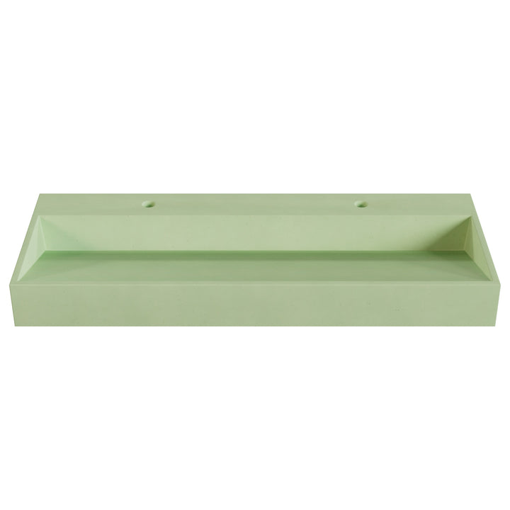 Hanzo Ramp Vessel Faucet Ledge Sink - 48"