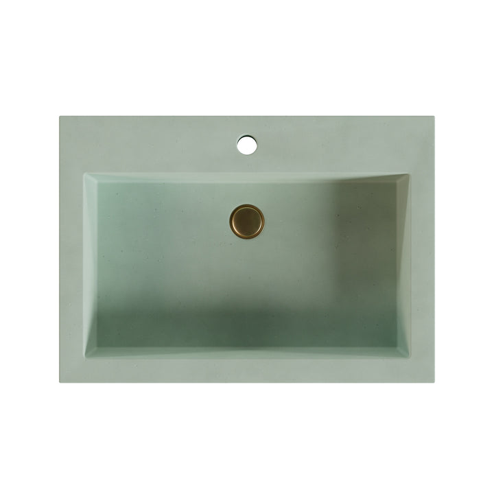 Kebi Trough Drop-In Faucet Ledge Sink - 26"