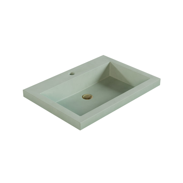 Kebi Trough Drop-In Faucet Ledge Sink - 26"