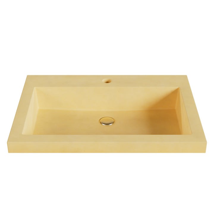 Kebi Trough Drop-In Faucet Ledge Sink - 26"