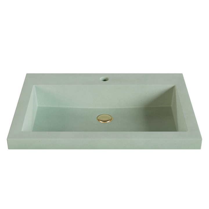 Kebi Trough Drop-In Faucet Ledge Sink - 26"