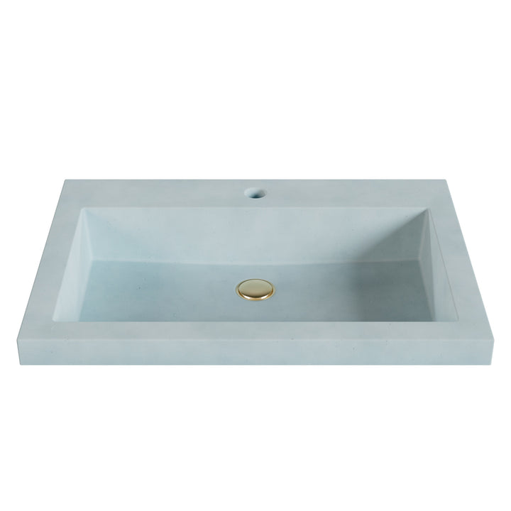 Kebi Trough Drop-In Faucet Ledge Sink - 26"