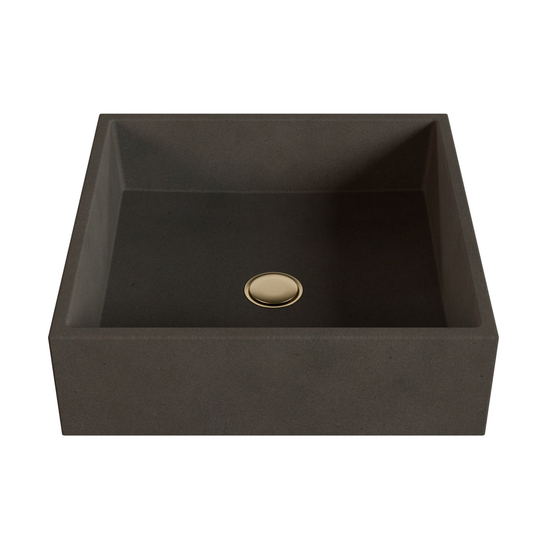 Kuro Trough Vessel Powder Sink - 16.5"