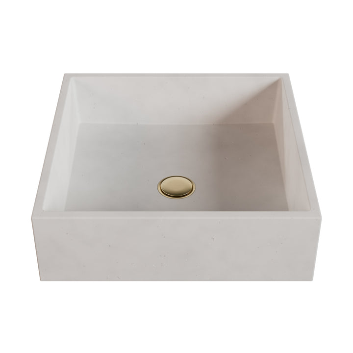 Kuro Trough Vessel Powder Sink - 16.5"
