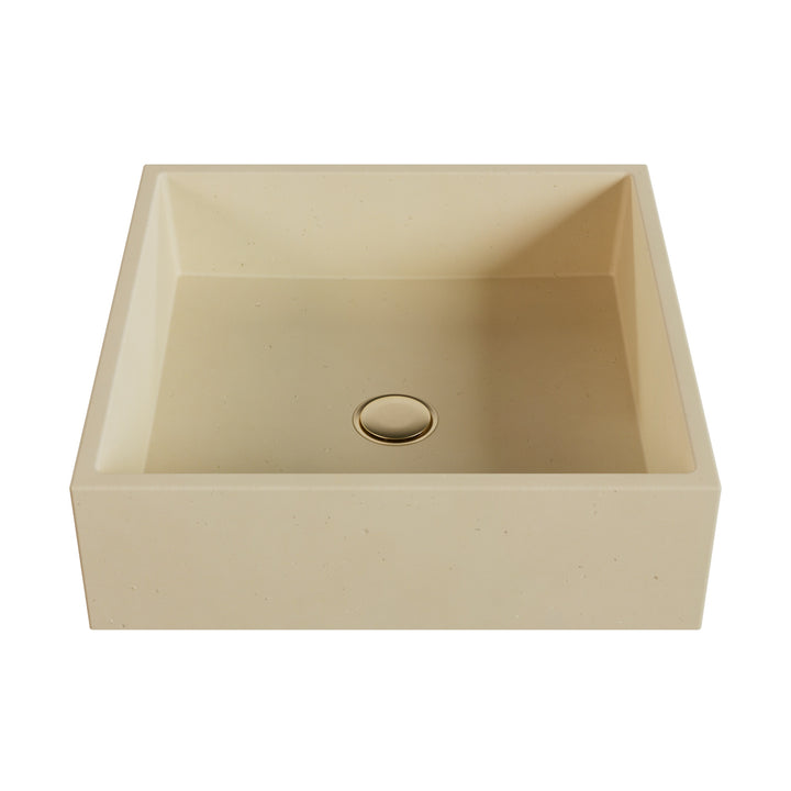 Kuro Trough Vessel Powder Sink - 16.5"