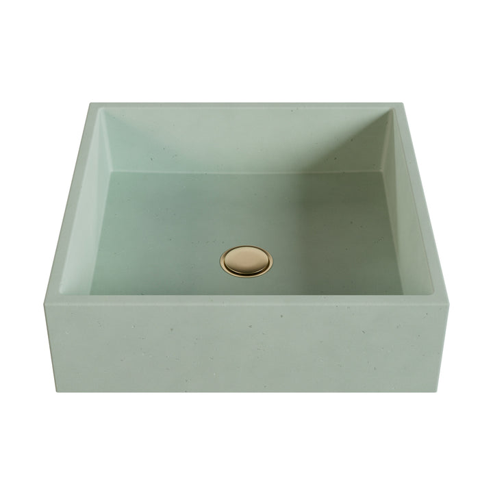 Kuro Trough Vessel Powder Sink - 16.5"