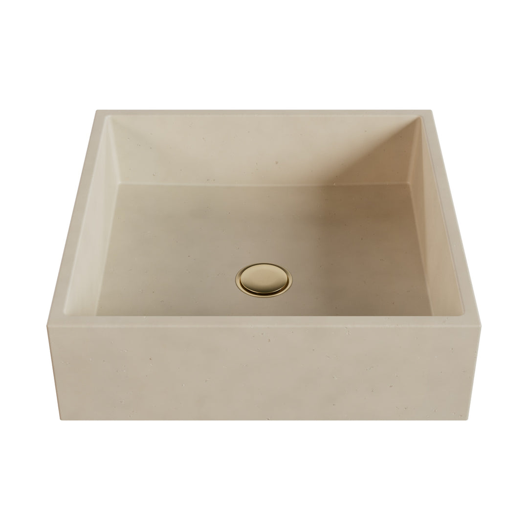 Kuro Trough Vessel Powder Sink - 16.5"