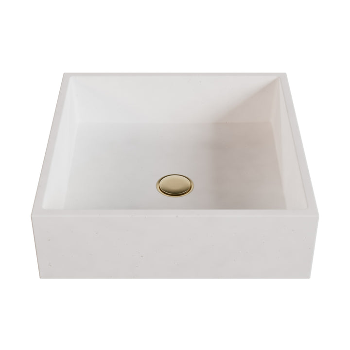 Kuro Trough Vessel Powder Sink - 16.5"