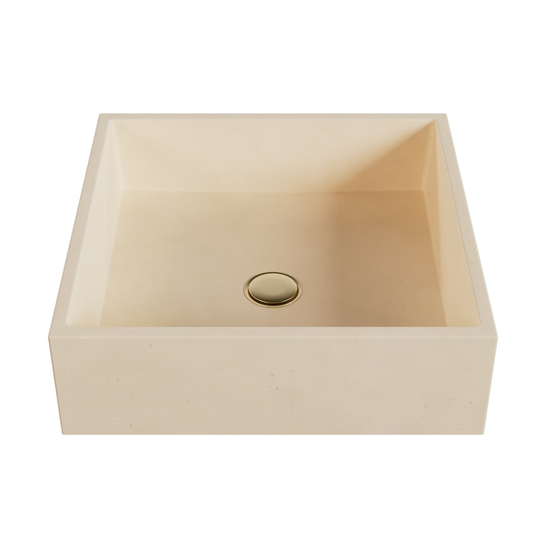 Kuro Trough Vessel Powder Sink - 16.5"