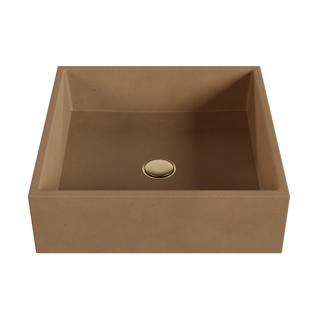 Kuro Trough Vessel Powder Sink - 16.5"