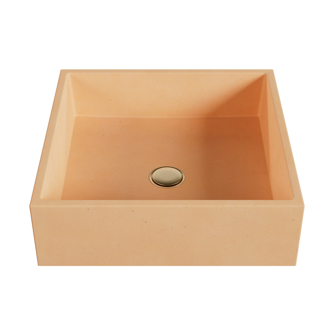 Kuro Trough Vessel Powder Sink - 16.5"