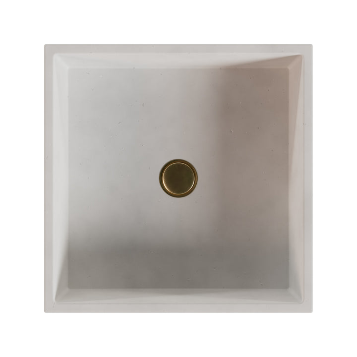 Kuro Trough Vessel Powder Sink - 16.5"