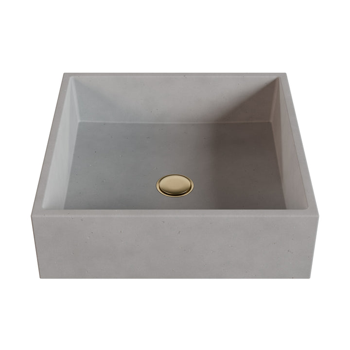 Kuro Trough Vessel Powder Sink - 16.5"