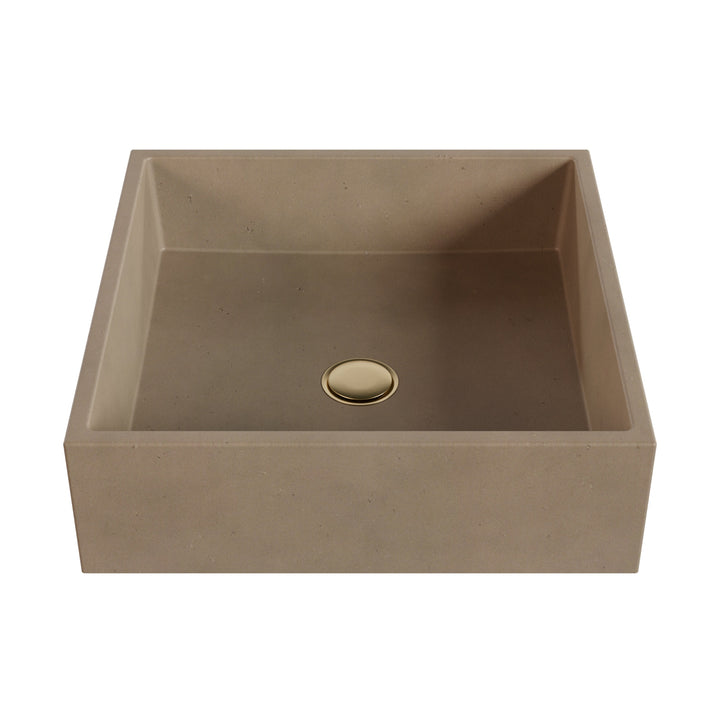 Kuro Trough Vessel Powder Sink - 16.5"