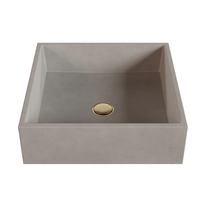 Kuro Trough Vessel Powder Sink - 16.5"
