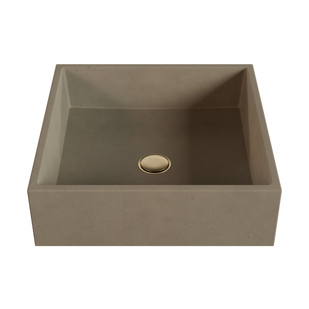 Kuro Trough Vessel Powder Sink - 16.5"