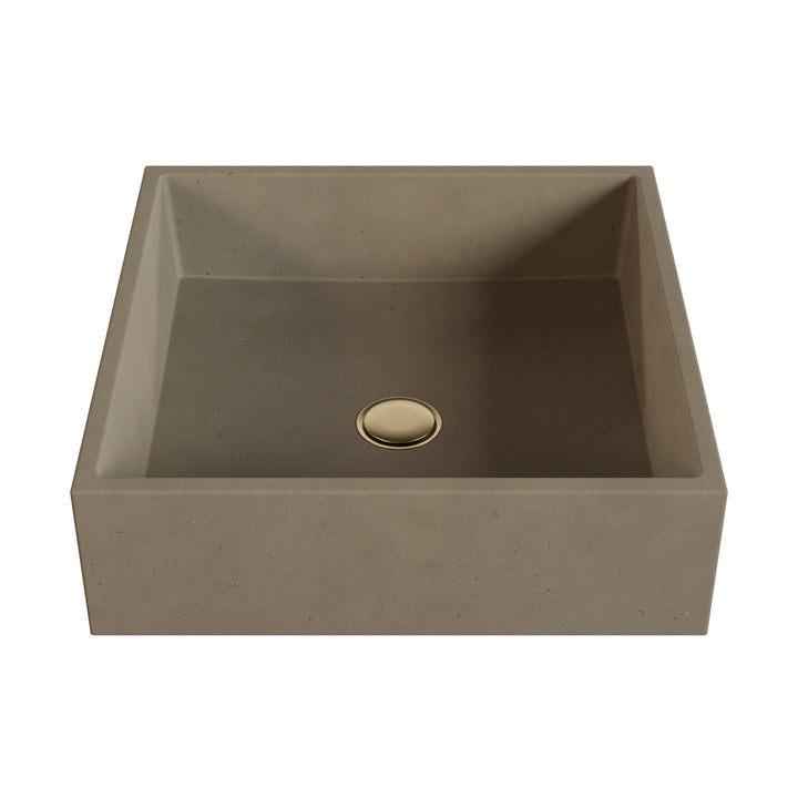 Kuro Trough Vessel Powder Sink - 16.5"
