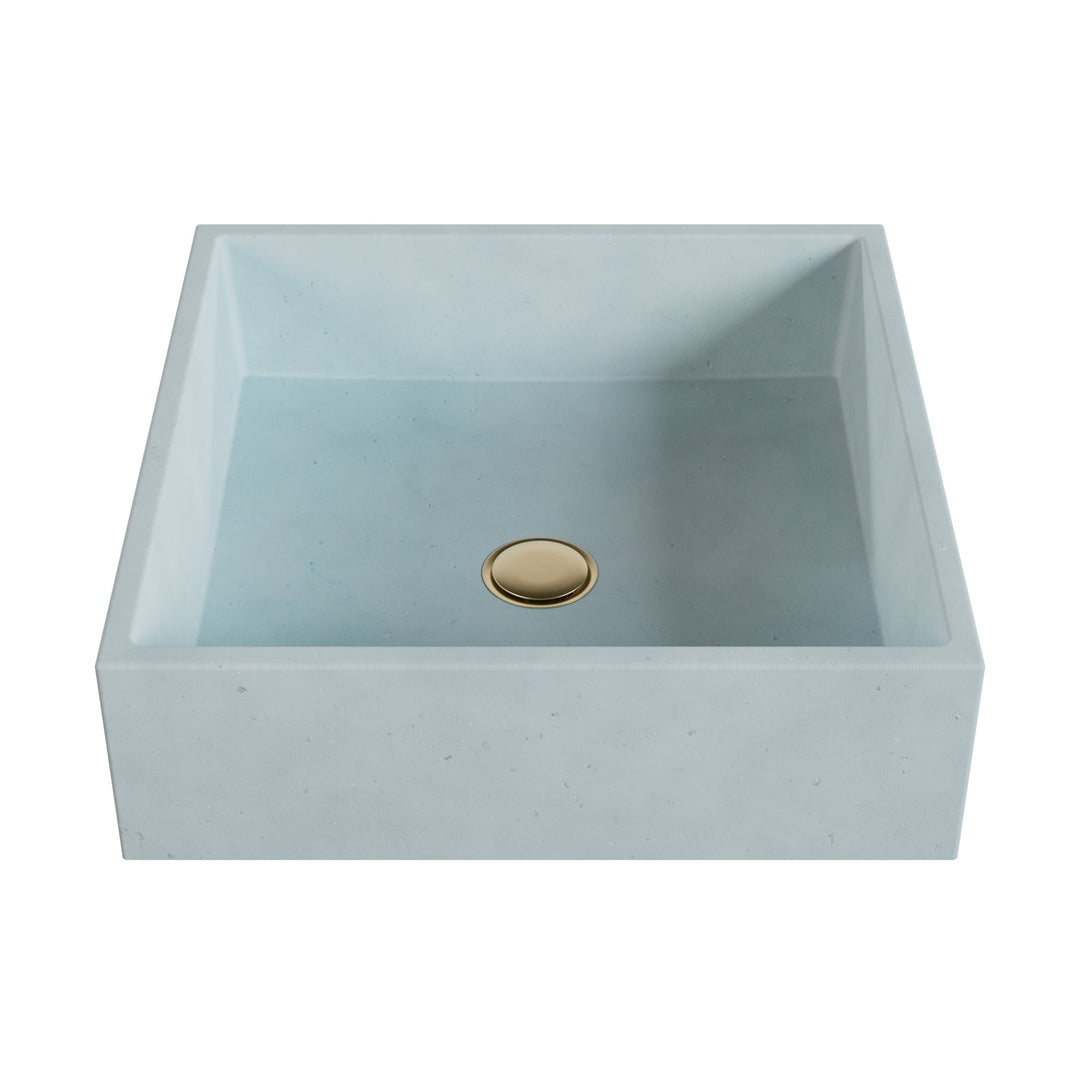 Kuro Trough Vessel Powder Sink - 16.5"