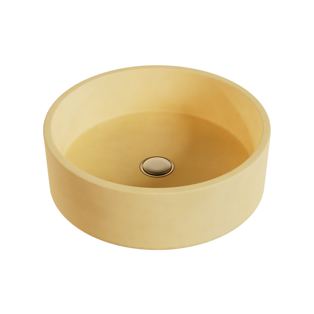 Luffy Circle Vessel Powder Sink - 16.5"